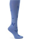 Compression Trouser Socks in Ceil Butterfly